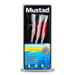 Mustad Daylight Fluo Pink/Silver Rigs